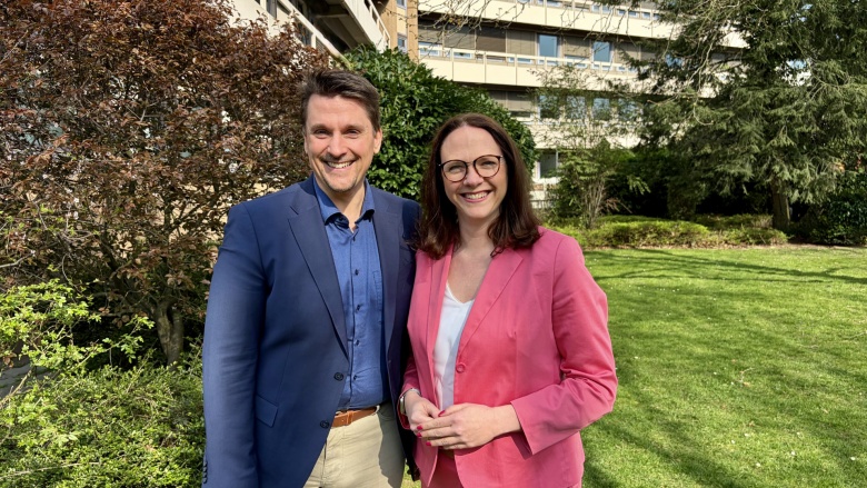 Alexander Biber und Katharina Gebauer MdL