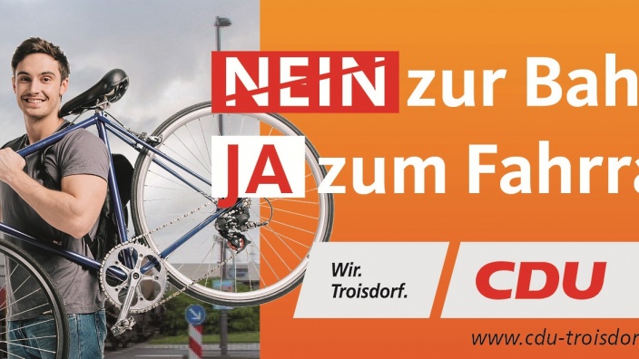 Kampagne Bahn Fahrrad